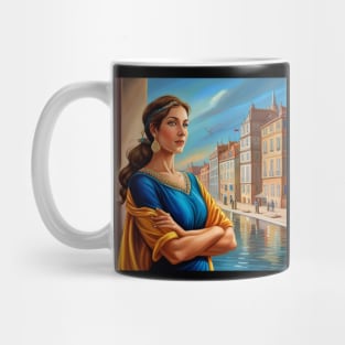 una mujer tranquila Mug